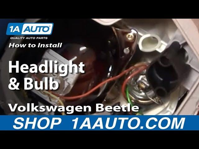 How to Replace Headlight 98-05 Volkswagen Beetle