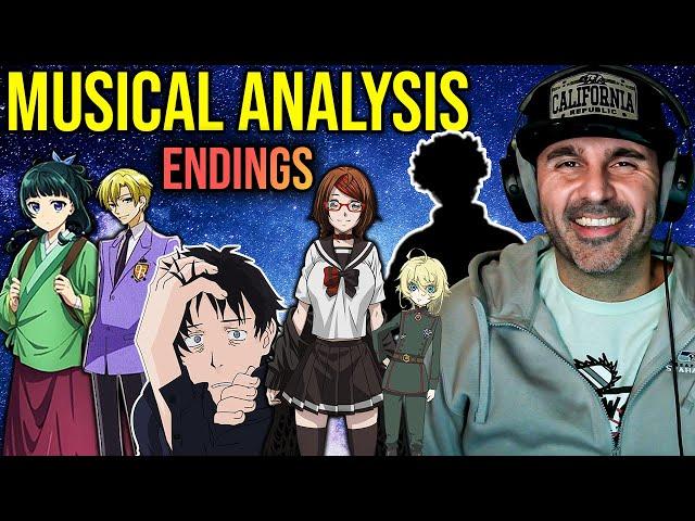 MUSIC DIRECTOR REACTS | Music Analysis - Multi Anime Endings (2)