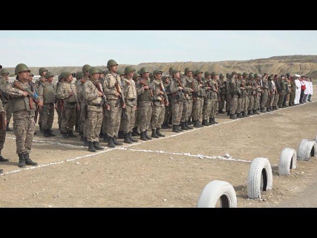 Масштабные военные учения прошли в Мангистауской области