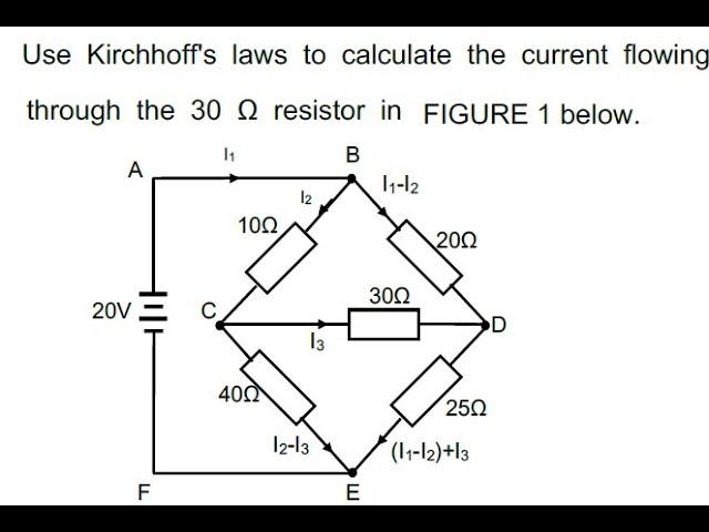 Industrial Electronics N4 Kirchhoff's Laws APRIL 2016 DC THEORY @mathszoneafricanmotives