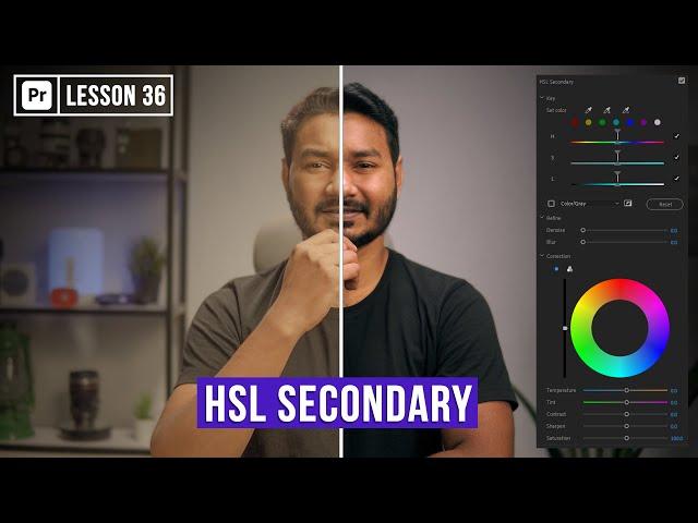 Magical HSL Secondery to Color Grade in Premiere Pro | EP 36