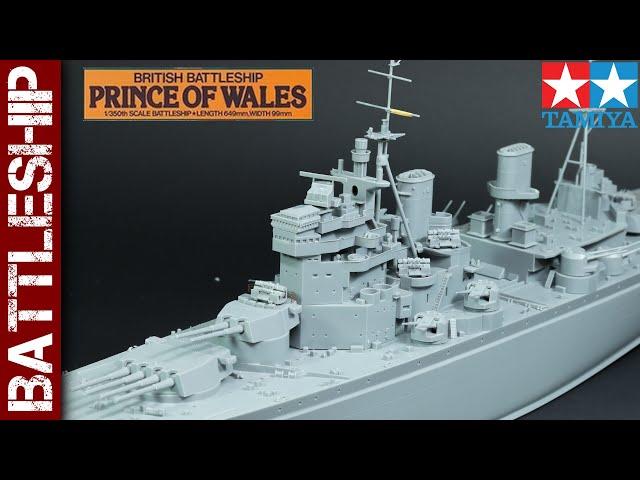 HMS Prince of Wales - my first ship build! (Tamiya 1/350 scale model)