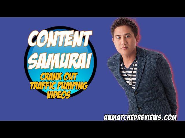 Content Samurai Video Creating Tool | A Must Have Video Tool!