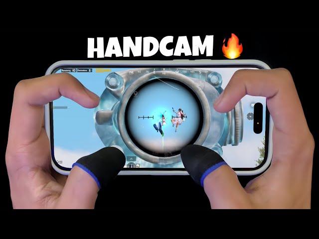 120 FPS! Best HANDCAM 4 Finger + Full Gyro I iPhone 14 Pro ️PUBG Mobile x Mclaren