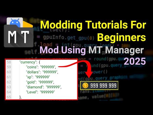 {MODDING TUTORIAL For BEGINNERS} || Mod Using Mt Manager For Android || 2025