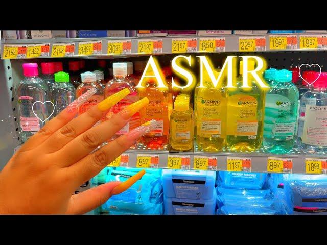 ASMR IN WALMART | FAST TAPPING, SCRATCHING, MAKEUP & ORGANIZATION ...etc (SO TINGLY!!)