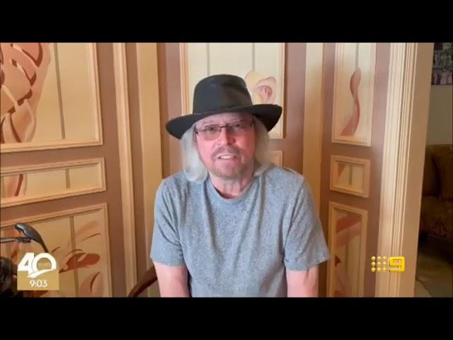 Barry Gibb in the Today Show Australia 07/01/2022