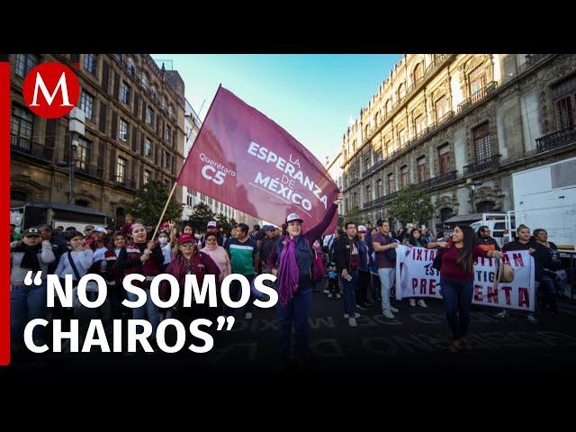 Simpatizantes de toda la república acudieron a la capital para apoyar a Sheinbaum