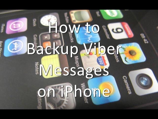 How to Backup Viber Messages on iPhone and iPad