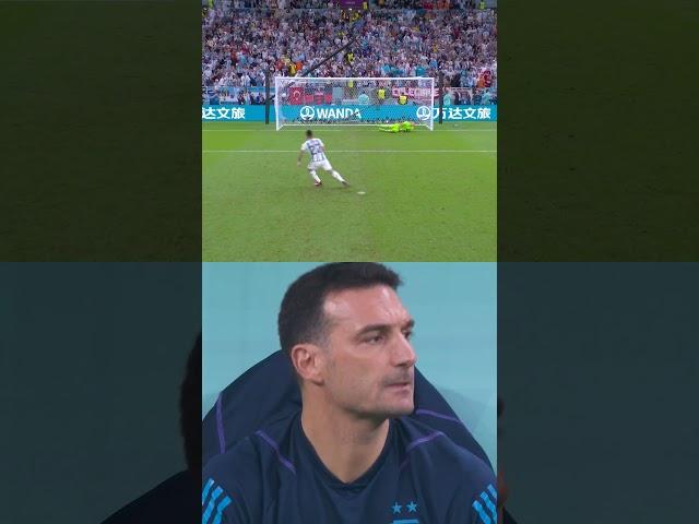 Lionel Scaloni's Reaction to Lautaro Martinez's Penalty