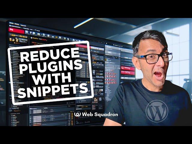 Slash your WordPress Plugins for Code Snippets