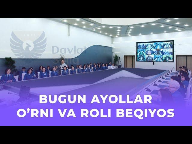 Soliq qo‘mitasi Raisi tizimda faoliyat yuritayotgan mingdan ortiq ayollar bilan uchrashdi