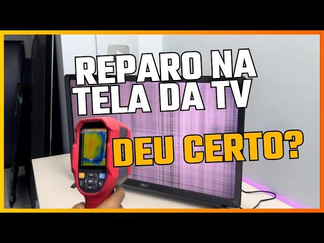 Tela de tv tem reparo? Conserto no display da tv 32”