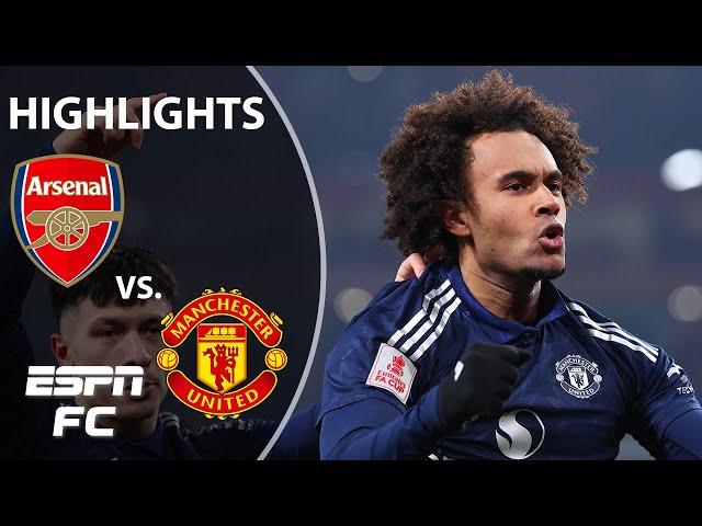 PENALTIES ️ ELIMINATION  Arsenal vs. Manchester United | FA Cup Highlights | ESPN FC