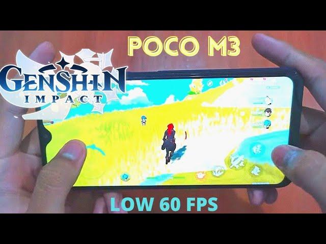 Poco M3 Genshin Impact Gameplay Low 60 FPS