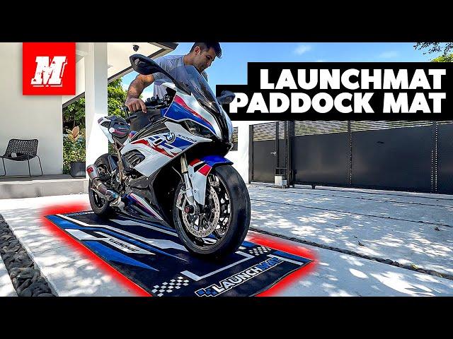 Launchmat Paddock Mat Product Showcase | Motomillion