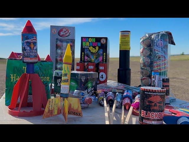 TESTING EVERY TYPE OF FIREWORK THAT EXISTS