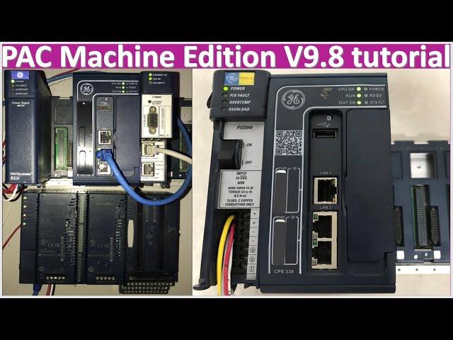 Emerson software PAC Machine Edition V9.8 full tutorial in 11 hours