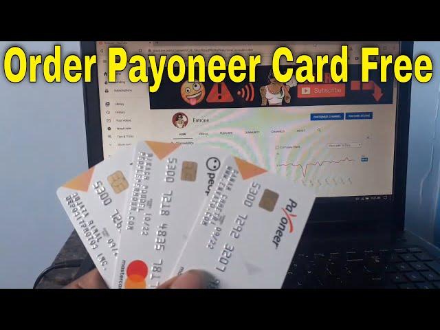 ORDER Free Payoneer Card in 2020 | How to order Payoneer Card for free