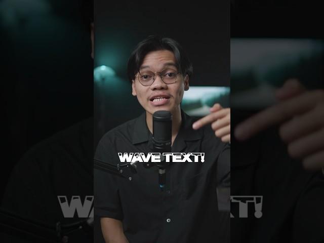 Cara bikin Wave Text Animation di Premiere Pro!