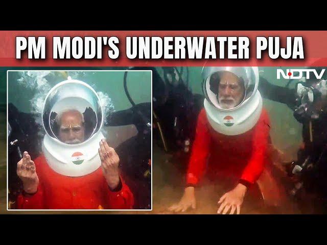 PM Modi In Dwarka | PM Modi's Underwater Puja In Gujarat's Dwarka