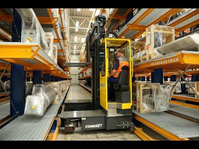 Combilift - COMBi STE Diagonal Cab - Multi directional , Stand-on Forklift - ideal for Narrow Aisles