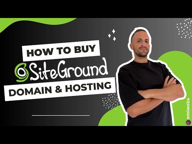  How to BUY a Domain and Hosting with SiteGround 2023 