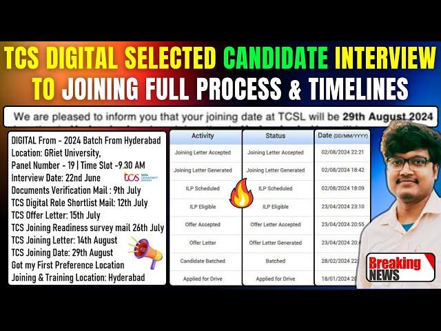 TCS BIGGEST NEW CHANGES IN DIGITAL INTERVIEW TO JOINING PROCESS & CRITERIA | DIGITAL JOINING STARTED