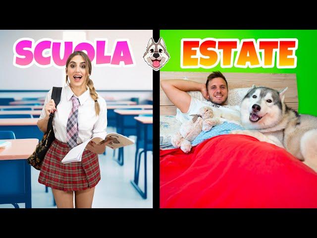 MORNING ROUTINE SCOLASTICA VS ESTIVA ⏰️ | MARTY E YUKO