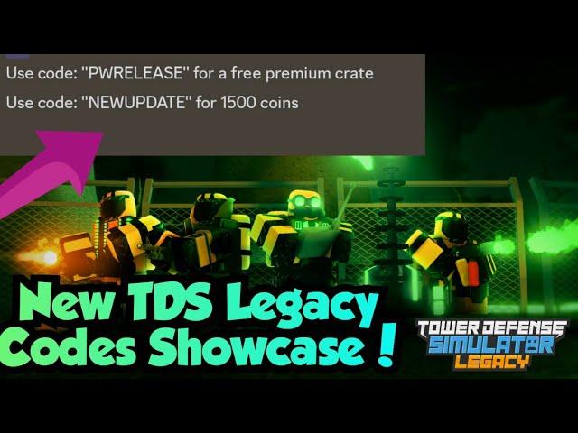 NEW TDS Legacy Codes Showcase! (TDS Legacy)