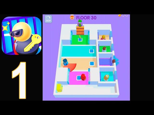 Wobble Man - Gameplay Walkthrough Part 1 - Floor 6- 30(iOS, Android)