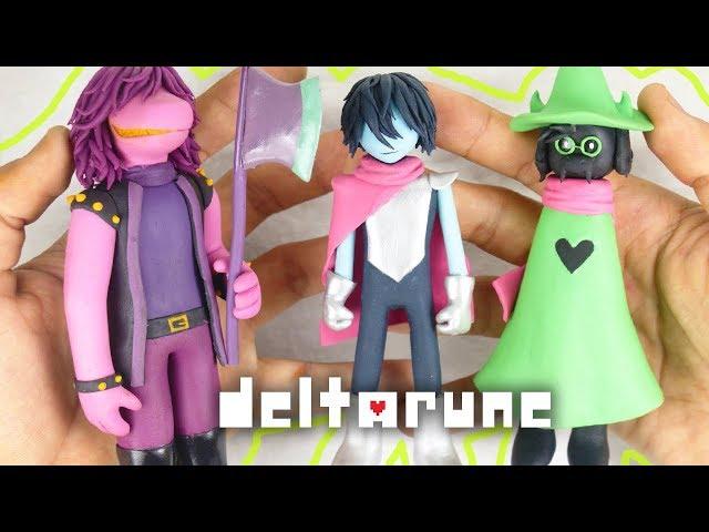 KRIS, RALSEI & SUSIE - UNDERTALE 2 l DELTARUN POLYMER CLAY "TUTORIAL"