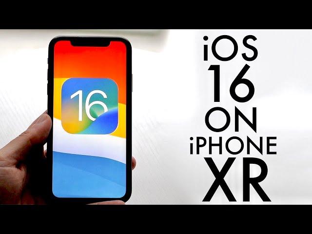 iOS 16 On iPhone XR! (Review)