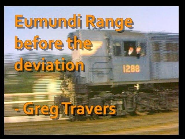 Australian Railways Qld: Eumundi Range before the deviation 1980.