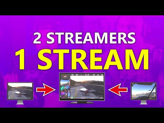 Multiple Streamers in ONE STREAM (not Squad Stream) Multi-streamer multi-location...