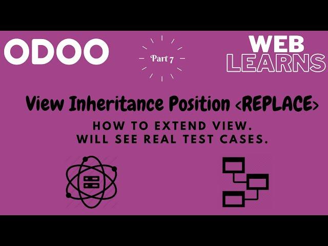 Odoo view inheritance using position replace | extend views | Inheritance Views Tutorial