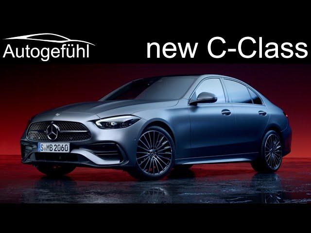 all-new Mercedes C-Class Premiere W206 sedan vs S206 estate C-Klasse 2021 2022