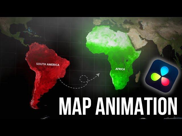 Master Map Animations in Minutes | DaVinci Resolve Tutorial