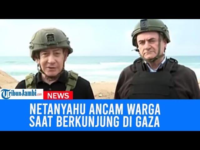 Netanyahu Ancam Warga Saat Berkunjung Di Gaza, Sebut Akan Memburu Siapa Saja Yang Menyakiti Sandera