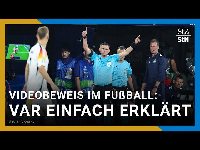 Videobeweis im Männer- und Frauenfußball: VAR einfach erklärt