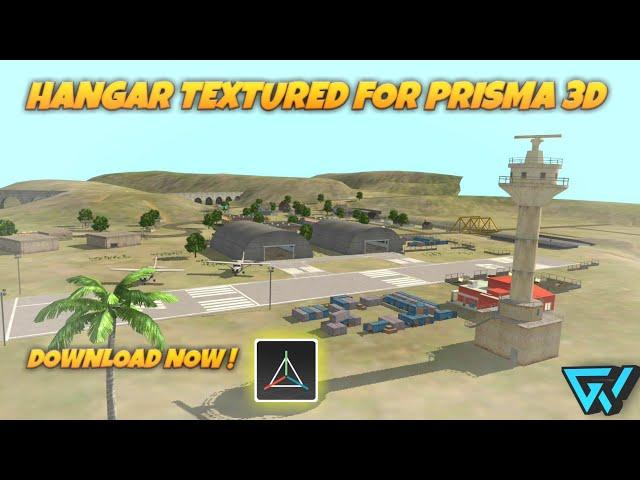 FREE FIRE HANGAR TEXTURED 3D MODEL FOR PRISMA 3D || BY GW KANG || #freefire #gwkang #3d #3dmodel