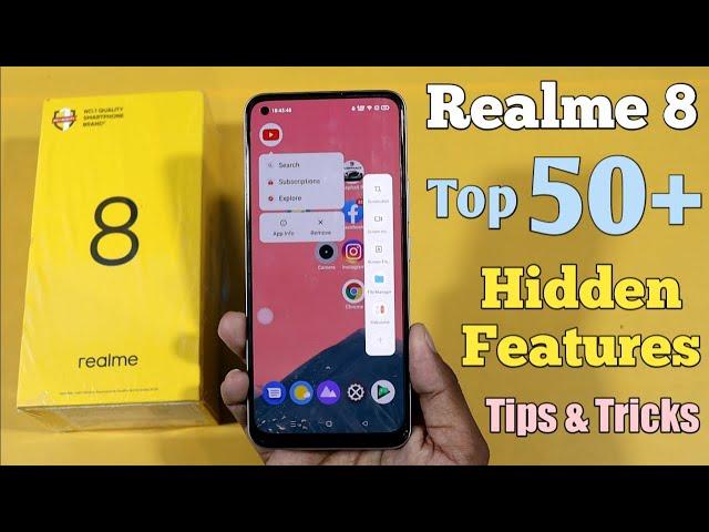 Realme 8 Top 50+ Hidden Features || Realme 8 Tips & Tricks