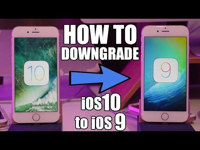 How to Downgrade iOS 10 beta 3 to iOS 9.3.3 - EASY!