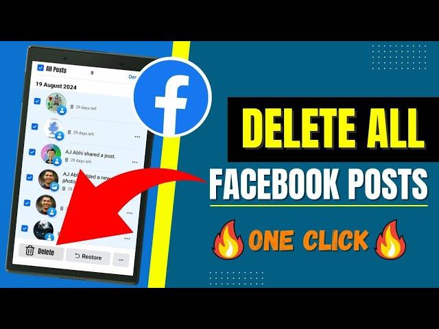 How To Delete All Post On Facebook 2024