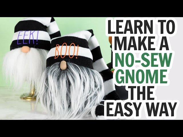 How to Make a Sock Gnome / Halloween Sock Gnome / Easy Sock Gnome Tutorial / No Sew Gnome DY