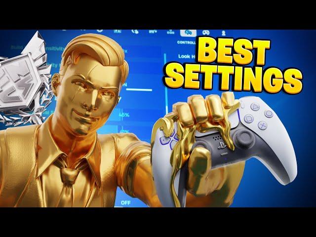 NEW Best Controller SETTINGS for Builds & Zero Builds + Sensitivity in Season 4 (Fortnite Tutorial)