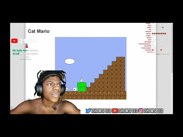 IShowSpeed Plays Cat Mario (Full Video)