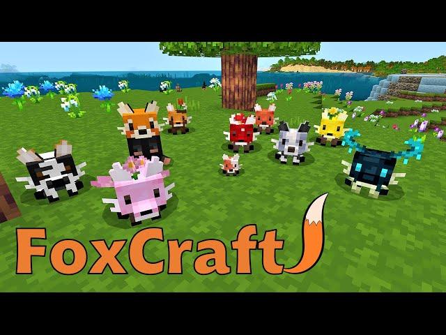 FoxCraft 01: How to Tame Cute FOXES in Minecraft!