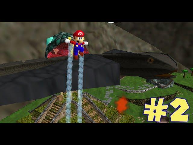 Mario vs. La Serpiente Voladora !! - Jugando Super Mario 64 Last Impact con Pepe el Mago (#2)