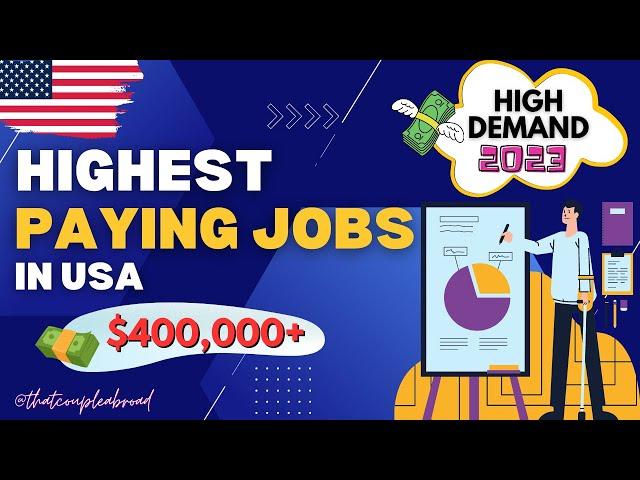  High Demand Jobs in USA 2023 with Salaries | USA Job Market Trends for 2023